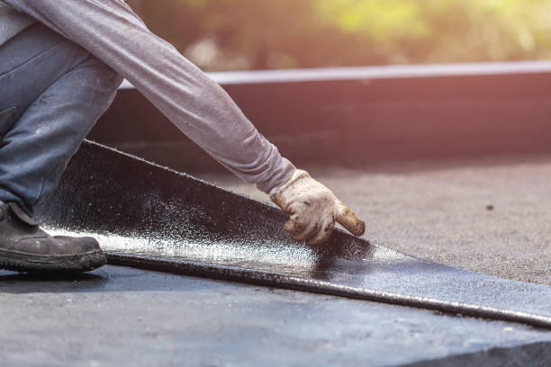 Professional Exterior Waterproofing technician working in Fredericksburg, PA